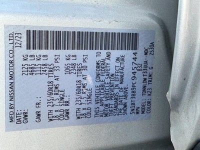 2023 Nissan Rogue AWD SV