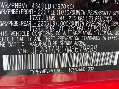 2021 Subaru Crosstrek CVT