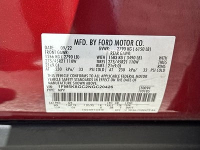 2022 Ford Explorer ST 4WD