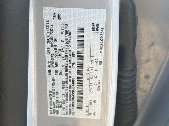 2025 Ford Escape ST-Line Select AWD