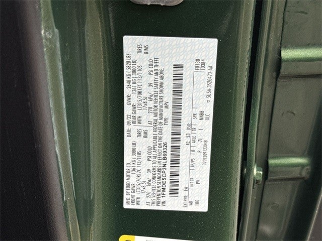 2022 Ford Bronco 2 Door Advanced 4x4