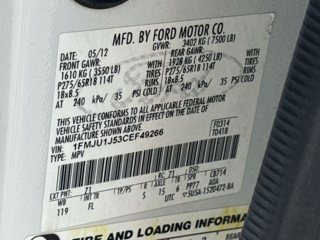 2012 Ford Expedition 4WD 4dr