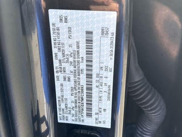 2021 Ford F-150 LARIAT 4WD SuperCrew 5.5' Box