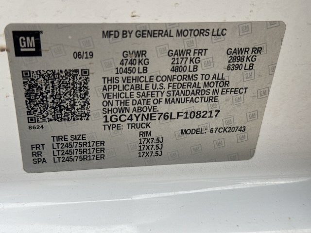 2020 Chevrolet Silverado 2500HD 4WD Crew Cab 159" LT