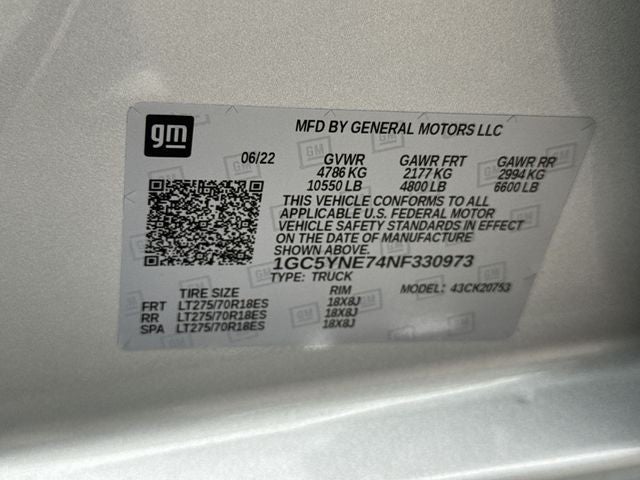 2022 Chevrolet Silverado 2500HD 4WD Double Cab 149" LT