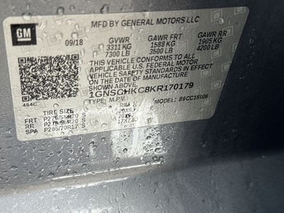 2019 Chevrolet Suburban 2WD 4dr 1500 LT
