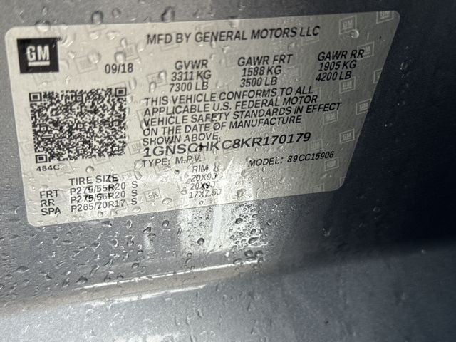 2019 Chevrolet Suburban 2WD 4dr 1500 LT