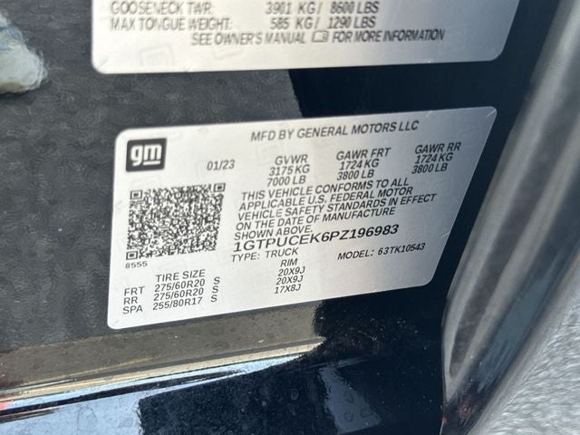 2023 GMC Sierra 1500 4WD Crew Cab 147" Elevation w/3SB