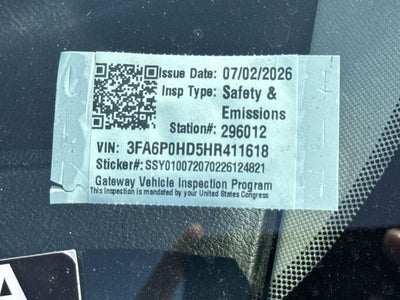 2017 Ford Fusion SE FWD