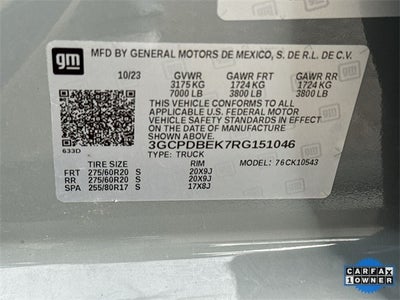 2024 Chevrolet Silverado 1500 4WD Crew Cab 147" Custom