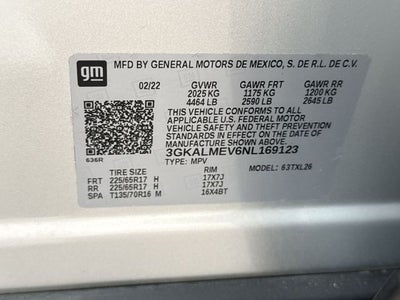 2022 GMC Terrain FWD 4dr SLE