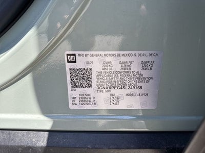 2025 Chevrolet Equinox AWD 4dr LT w/2LT