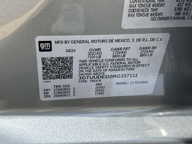 2024 GMC Sierra 1500 4WD Crew Cab 147" SLT