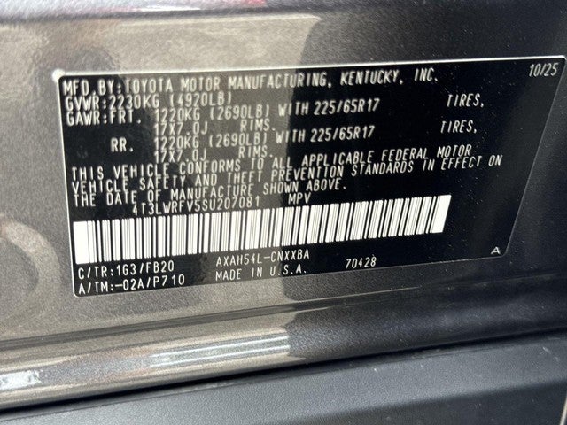 2025 Toyota RAV4 Hybrid LE AWD (Natl)
