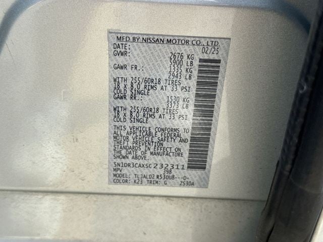 2025 Nissan Pathfinder SL 2WD