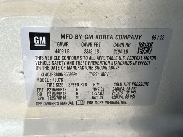 2022 Buick Encore AWD 4dr Preferred