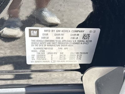 2022 Buick Encore GX AWD 4dr Select