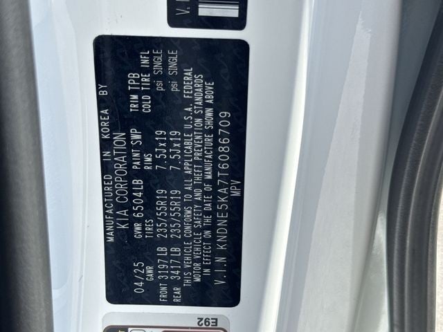 2026 Kia Carnival Hybrid SX FWD