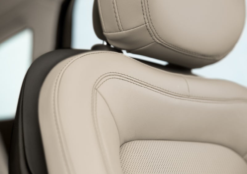 Fine craftsmanship is shown through a detailed image of front-seat stitching. | Dave Sinclair Lincoln St. Peters in Saint Peters MO
