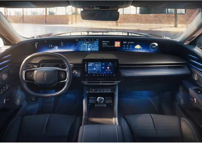 The panoramic display is shown in a 2026 Lincoln Nautilus® SUV. | Dave Sinclair Lincoln St. Peters in Saint Peters MO