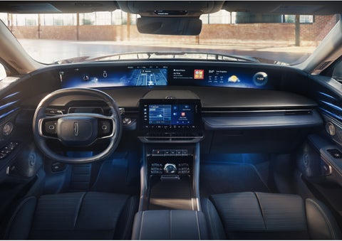 The panoramic display is shown in a 2026 Lincoln Nautilus® SUV. | Dave Sinclair Lincoln St. Peters in Saint Peters MO