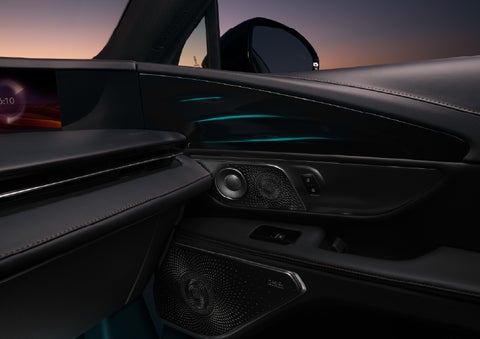 Selectable ambient lighting glows in the passenger door panel. | Dave Sinclair Lincoln St. Peters in Saint Peters MO