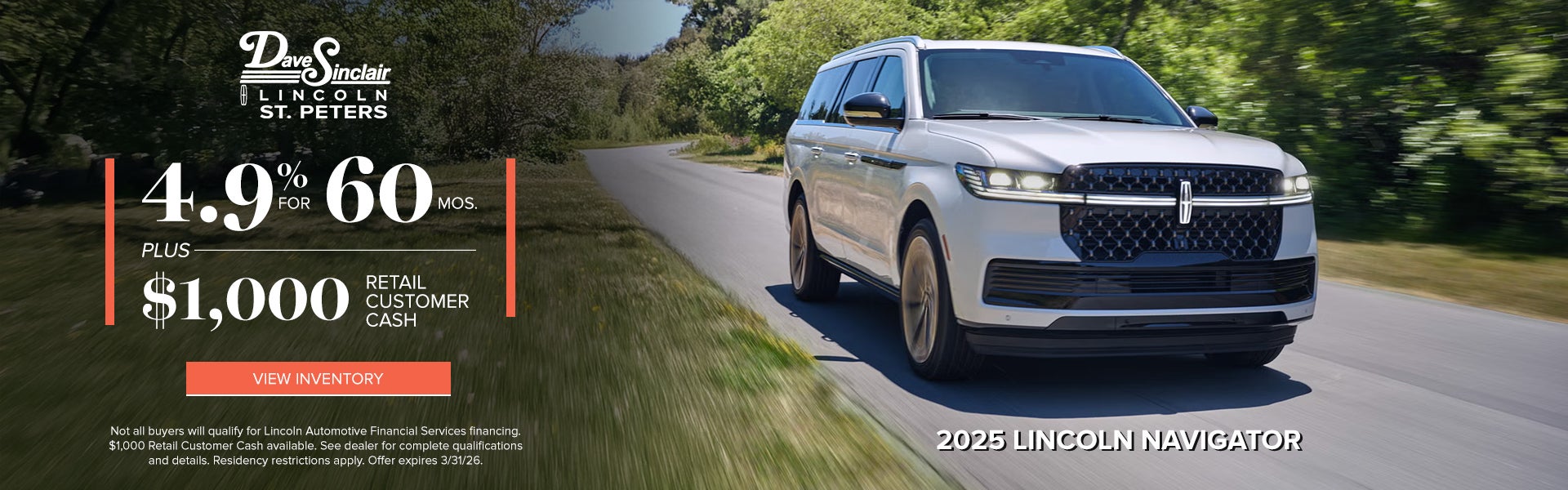 New Lincoln Navigator For Sale